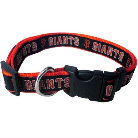 Pets First San Francisco Giants Pet Collar by Pets First - Medium PFSFG3036-0002
